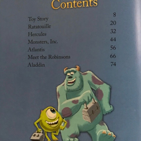 Disney Pixar bedtime stories light & music (HARDCOVER) - Picture 2 of 10